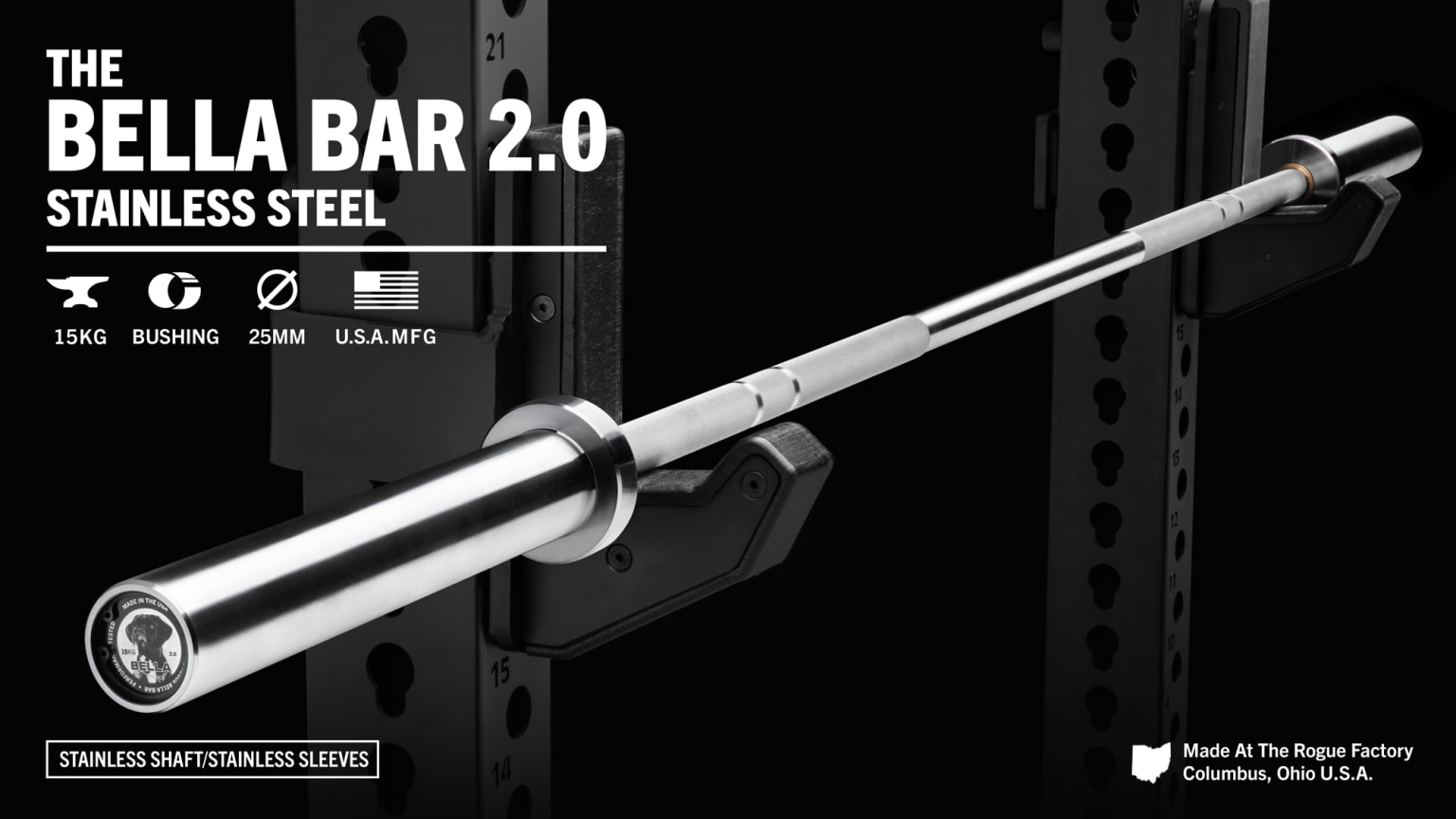 The Bella Bar 2.0 Stainless Steel Stainless Steel Rogue